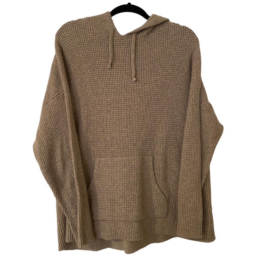 Women’s Aerie Beige Pullover Hoodie Size Large